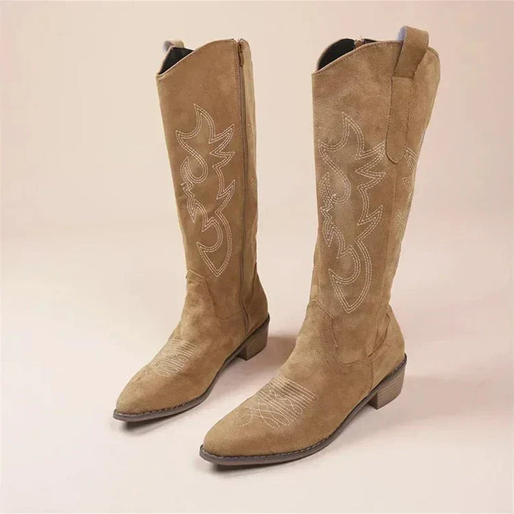 Bottes de cowboy pour femmes hauteur genou | Tendance