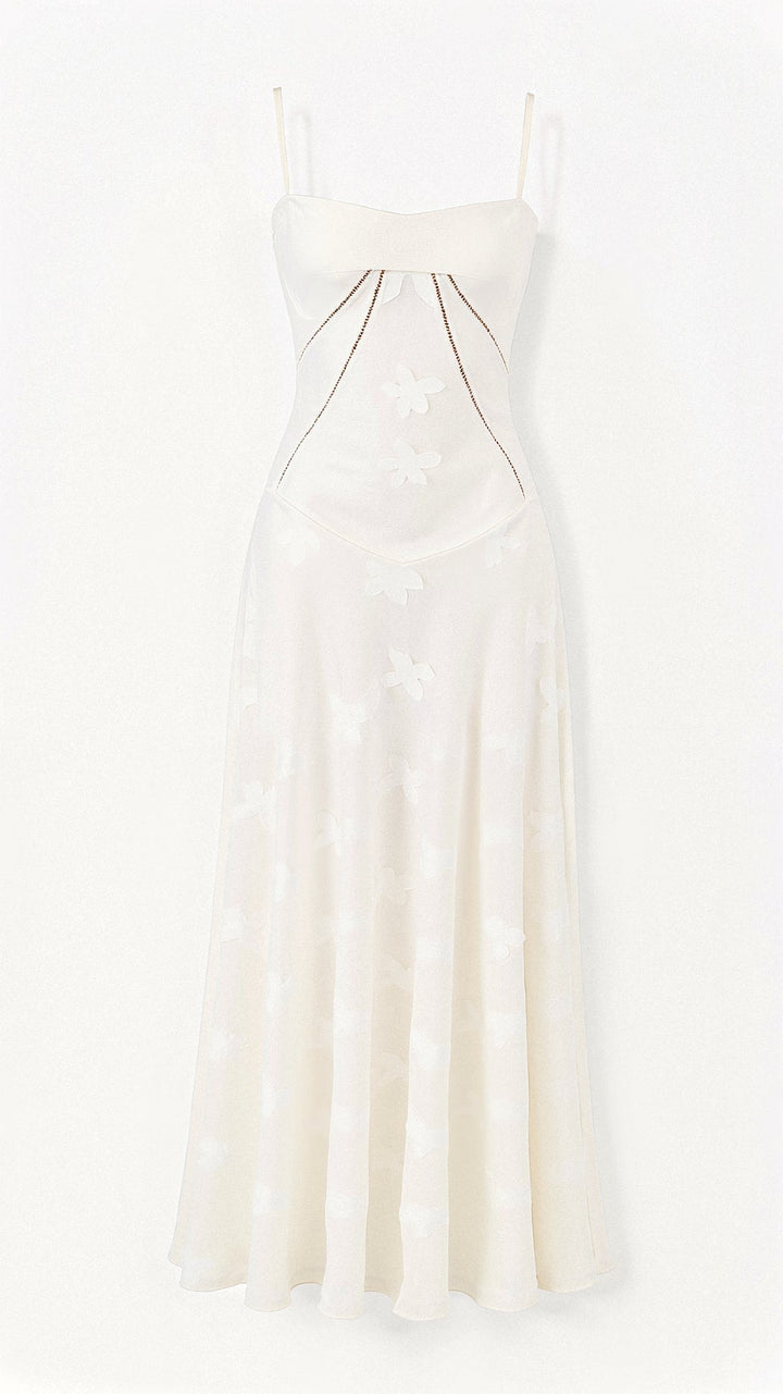 Robe Maxi Transparente Fleurie Hannah