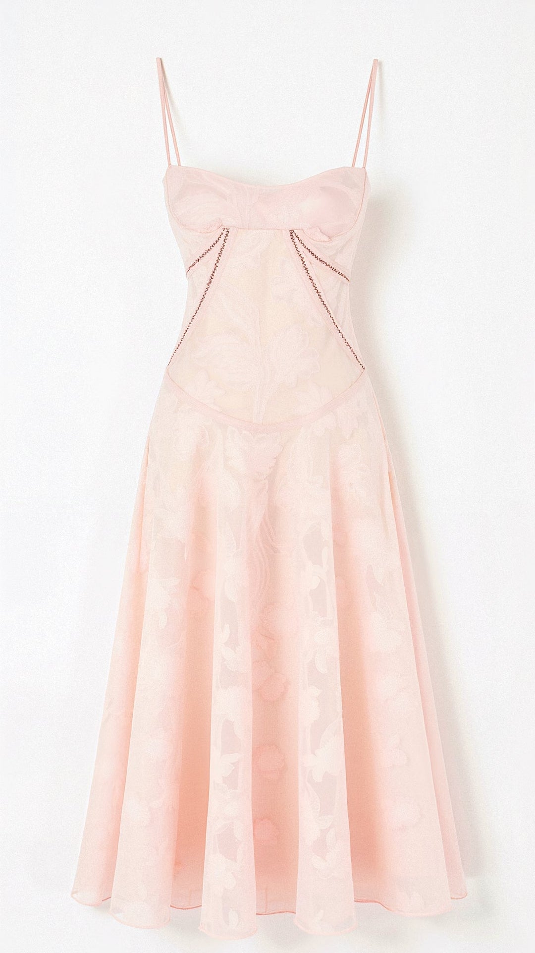 Robe Maxi Transparente Fleurie Hannah