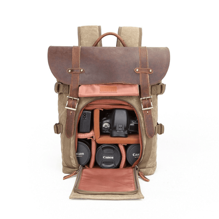 Sac à dos vintage Huxley pour appareil photo