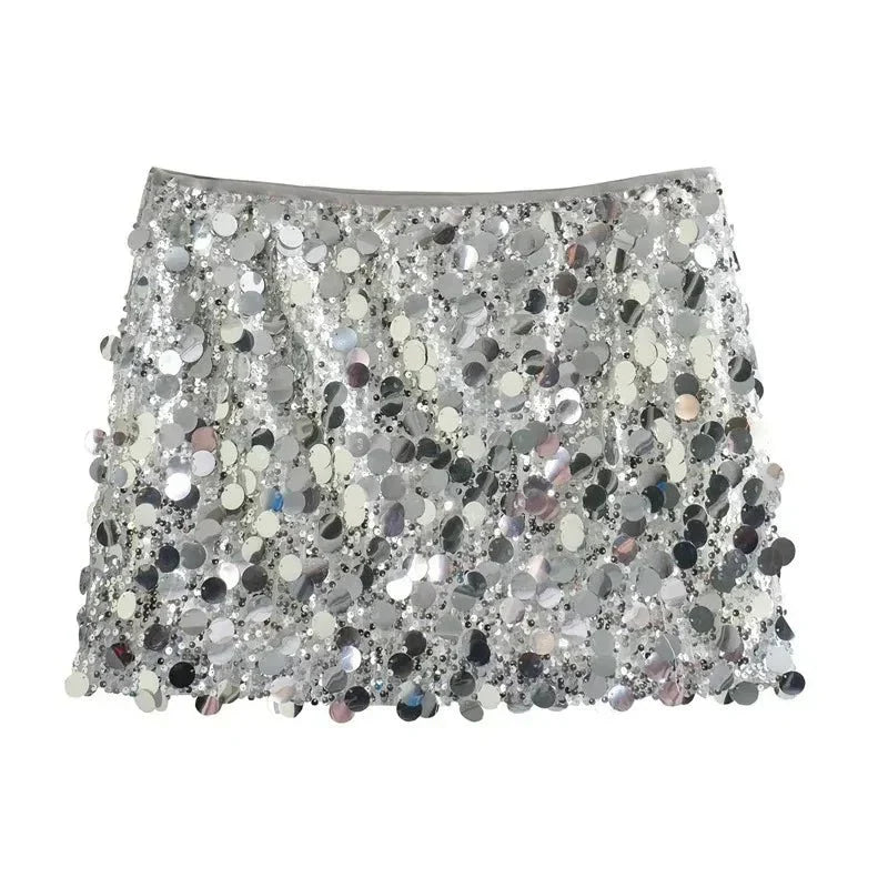 Jupe Mini Johanna Paillettes Brillantes