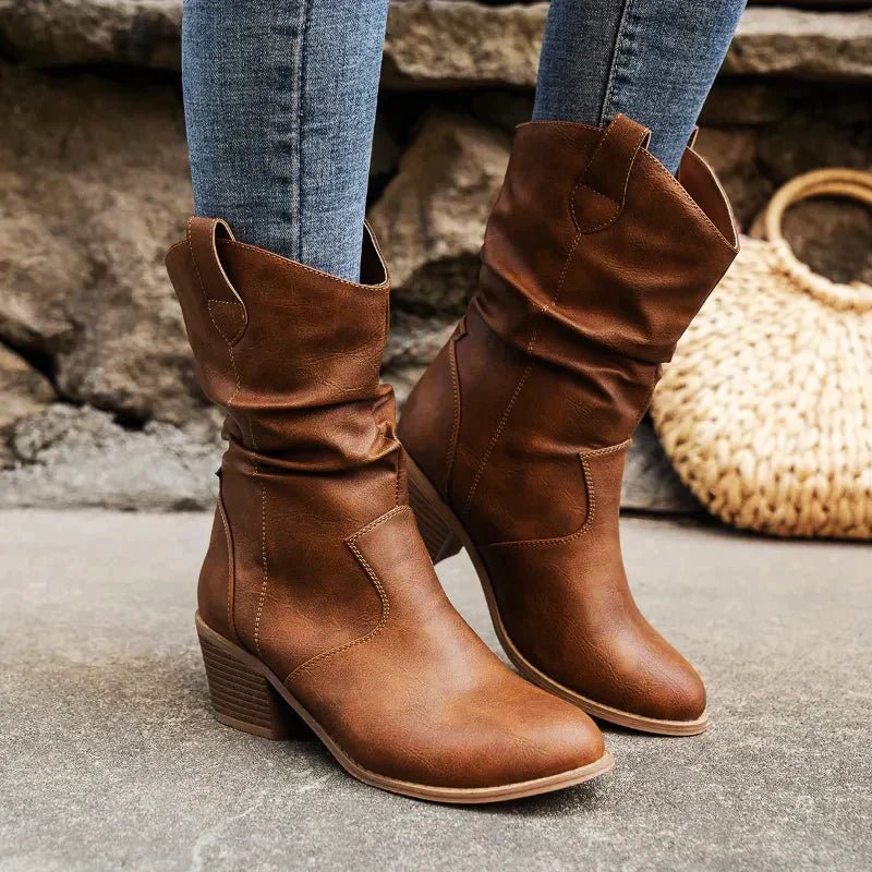 Bottes d'hiver pour femmes | Courtes avec talon