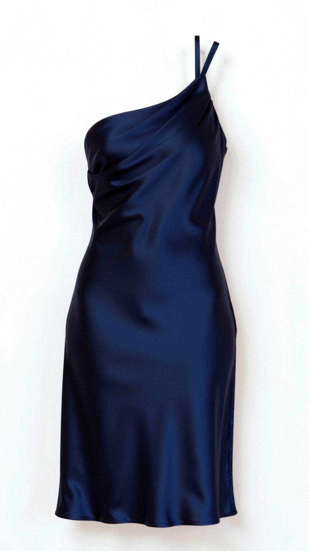 Robe Midi À Épaule Unique Louise