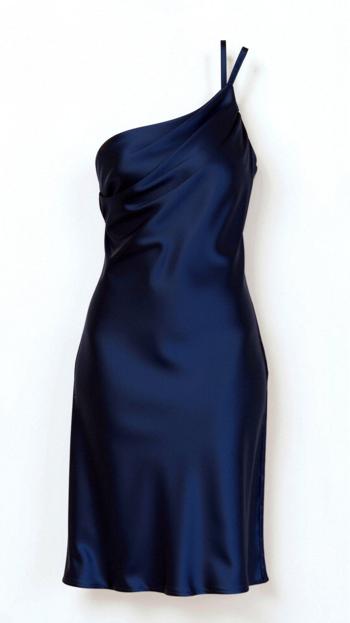 Robe Midi À Épaule Unique Louise