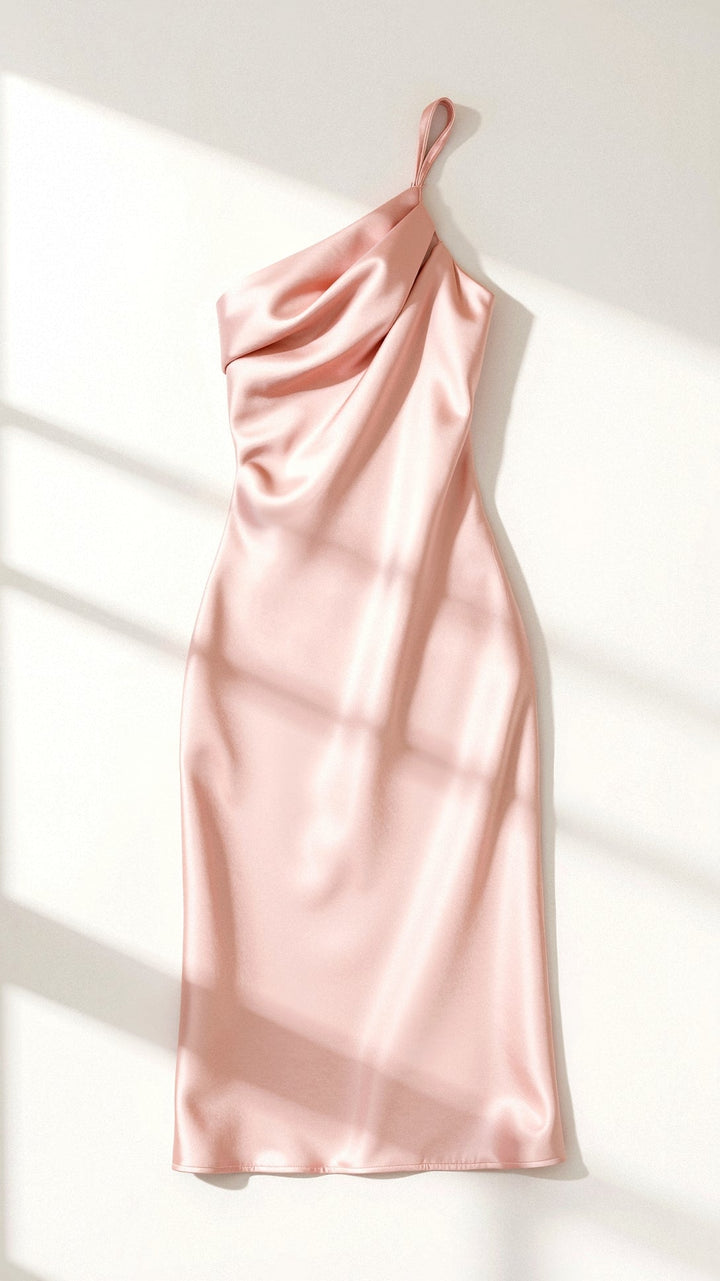 Robe Midi À Épaule Unique Louise