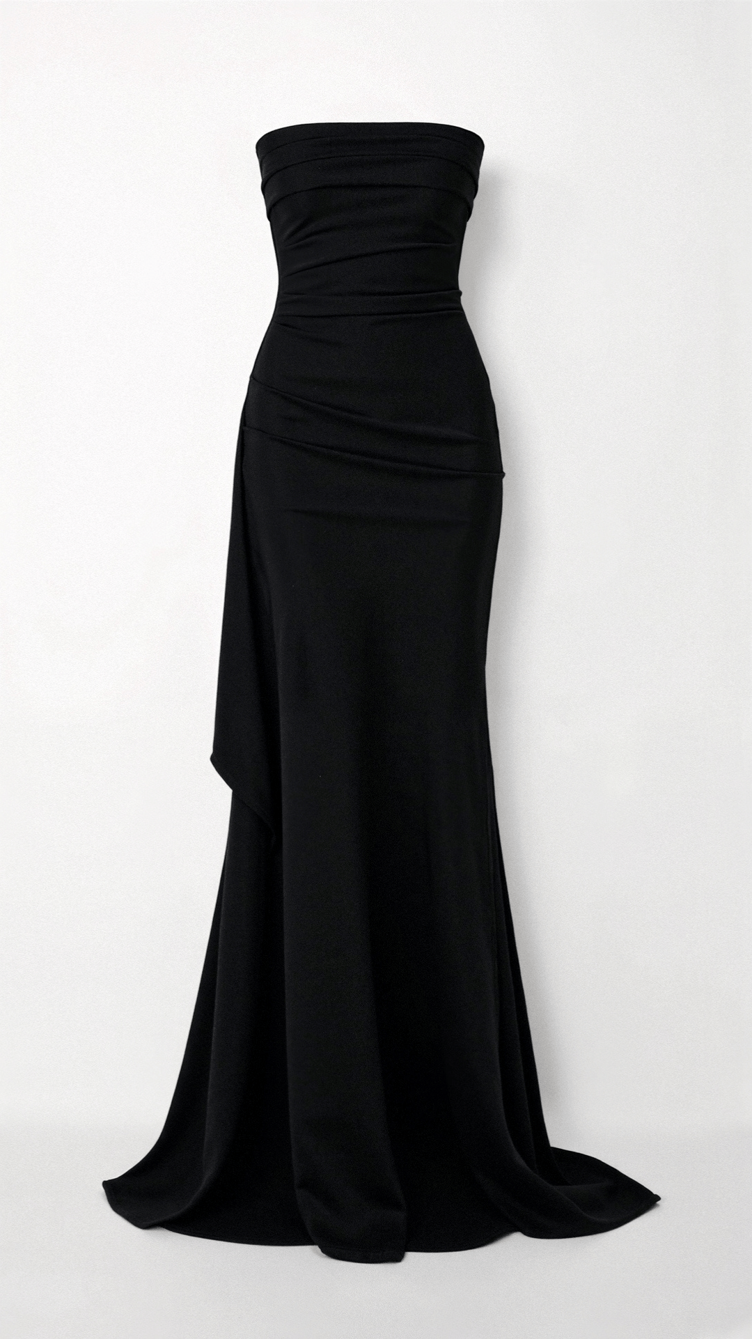Robe de soirée tube Lynn avec fente cuisse