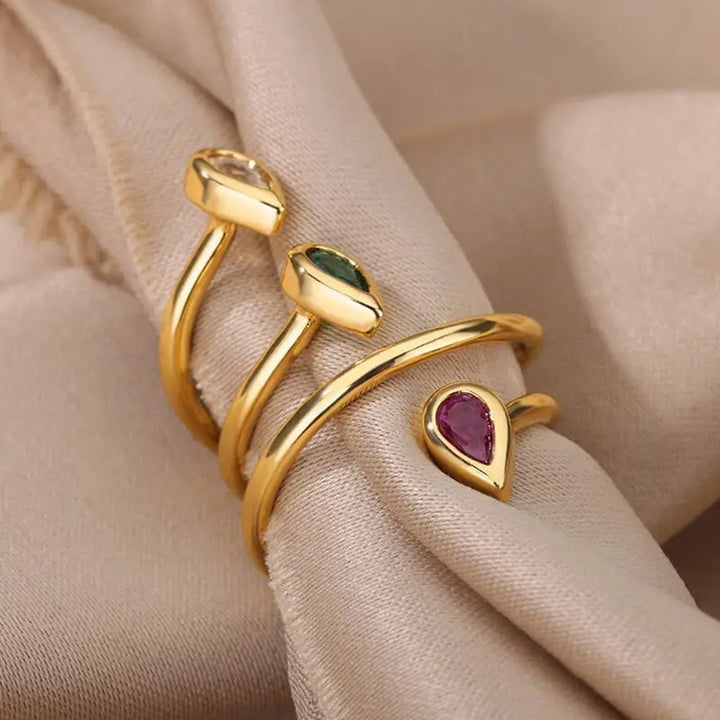 Micara - Gemstone Twirls - Bagues