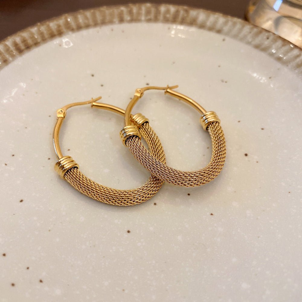 Micara - Fils d'Or - Boucles d'oreilles