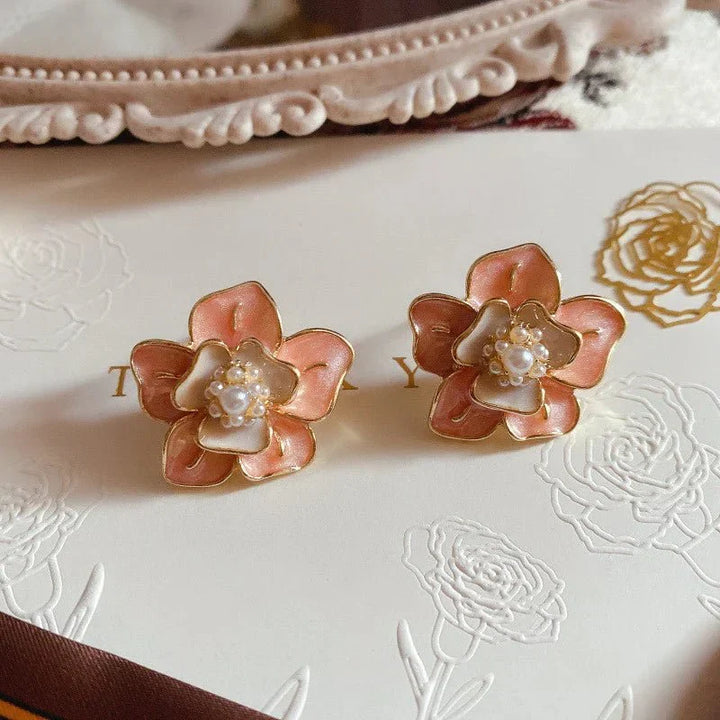 Micara - Rosy Blooms - Boucles d'oreilles