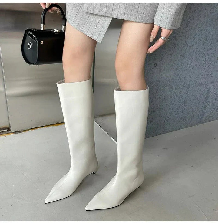Bottes élégantes pour femmes Elevé – Bottes à talons mi-mollet