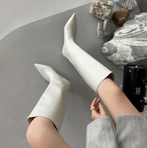 Bottes élégantes pour femmes Elevé – Bottes à talons mi-mollet
