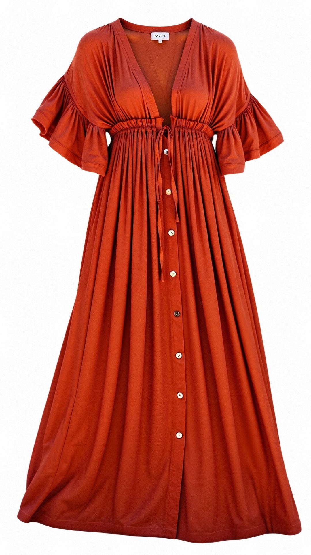 Robe Maxi Viktoria Boho à Décolleté en V