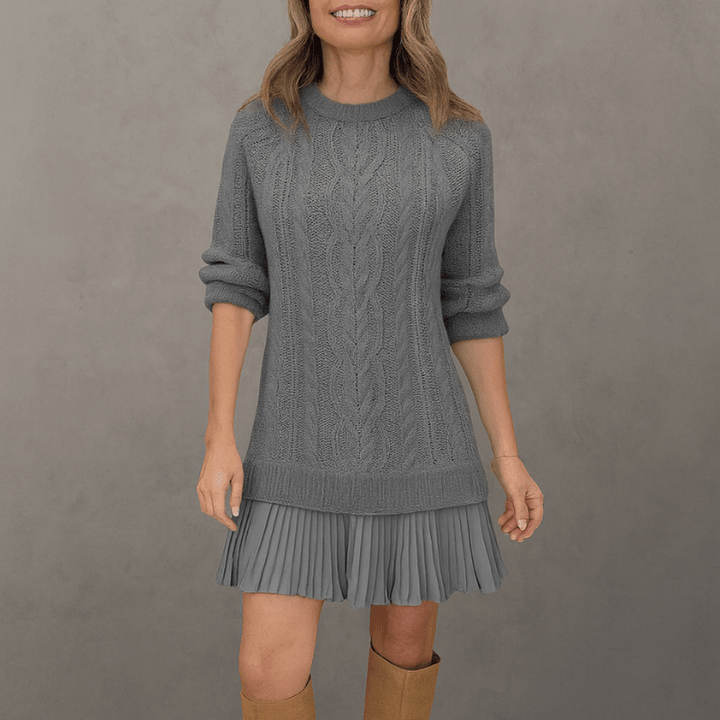 Noa | Robe en tricot pour femmes en cachemire, confort, élégante, chaude