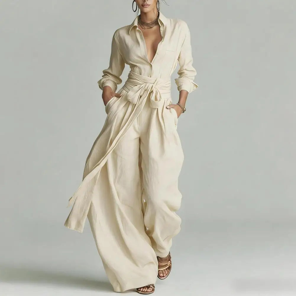 Octavia | Ensemble coordonné pour femmes avec blouse à col