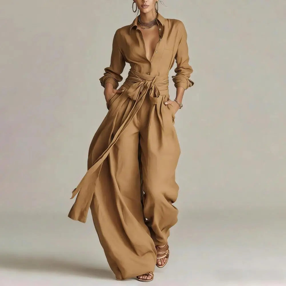 Octavia | Ensemble coordonné pour femmes avec blouse en chemise