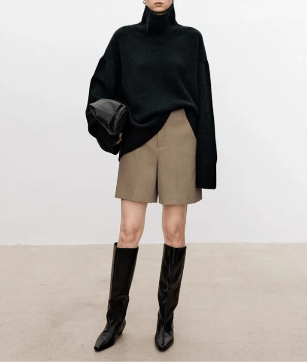 Lea | Pull élégant pour femmes avec col roulé