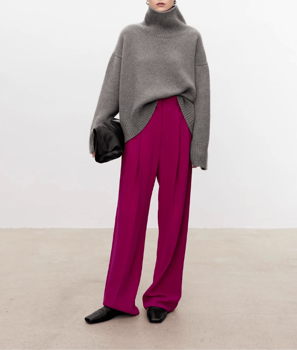 Lea | Pull élégant pour femmes avec col roulé