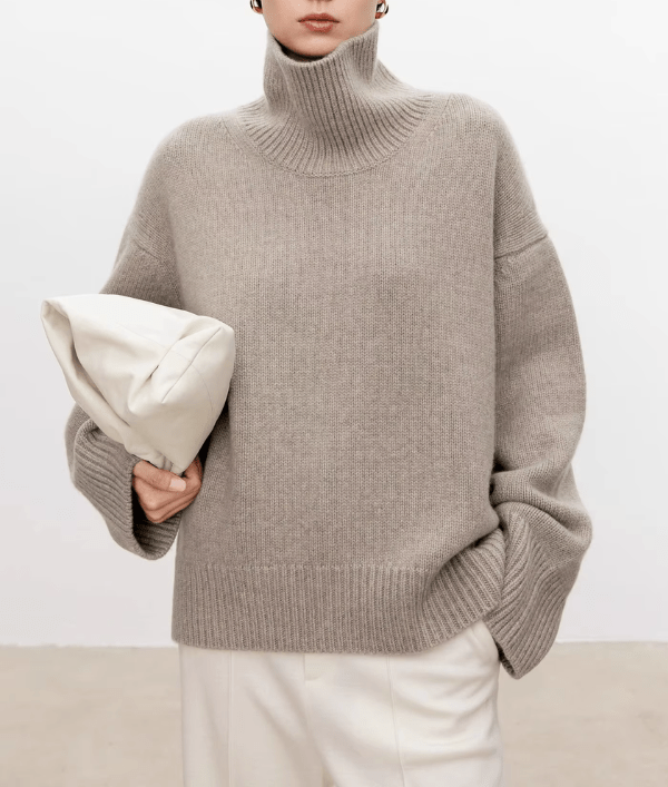 Lea | Pull élégant pour femmes avec col roulé