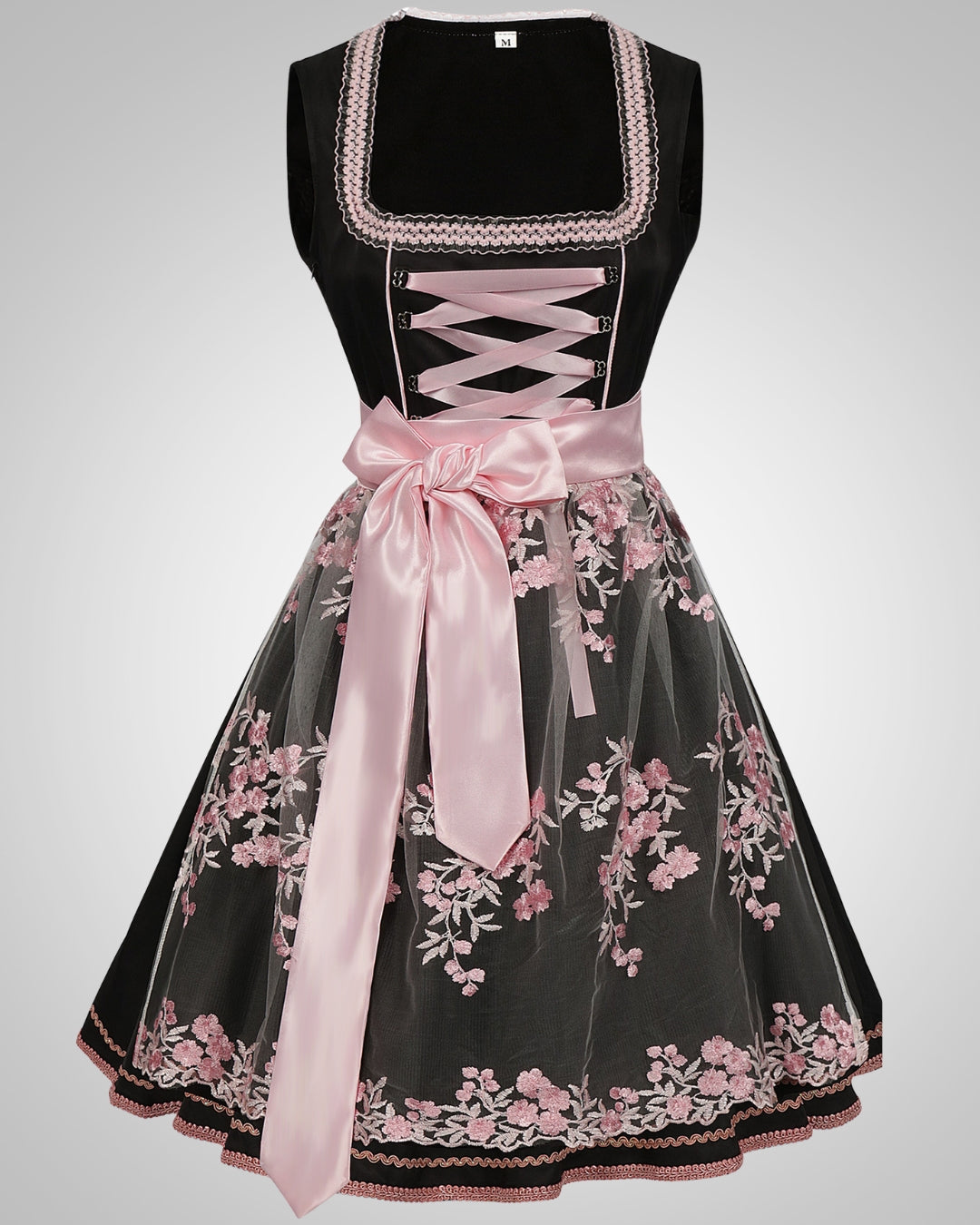 Paula | Robe Dirndl Traditionnelle Brodée pour Femmes