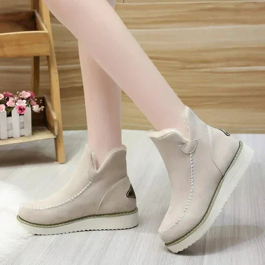 Ionna - bottes pour femmes en peluche de laine de mouton