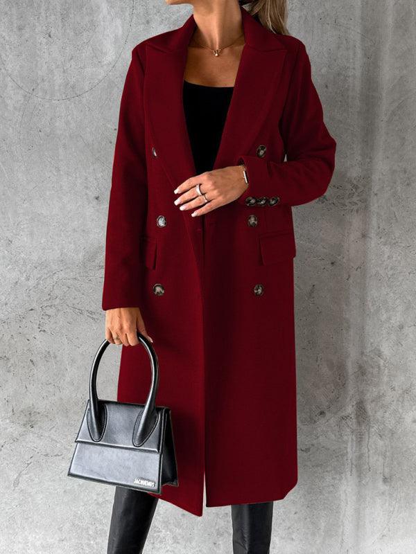 ELLA - Manteau Femme – Manteau Chic Urbain Élégant pour le Bureau et les Loisirs