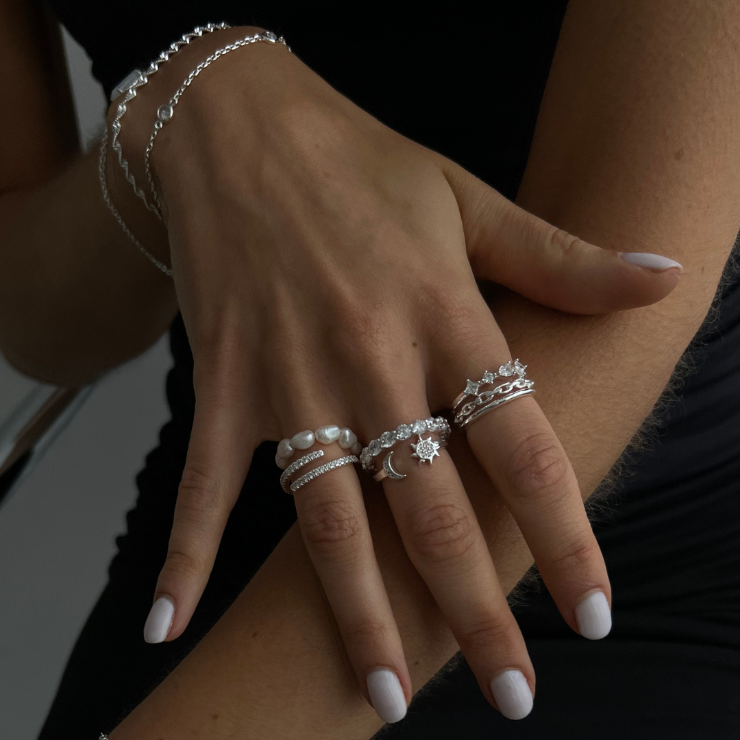 BAGUE ÉTERNELLE DELUXE | ARGENT
