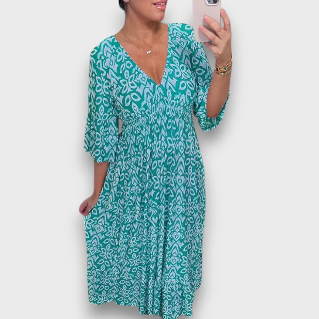 Noelea – Robe maxi avec une touche de flair bohème