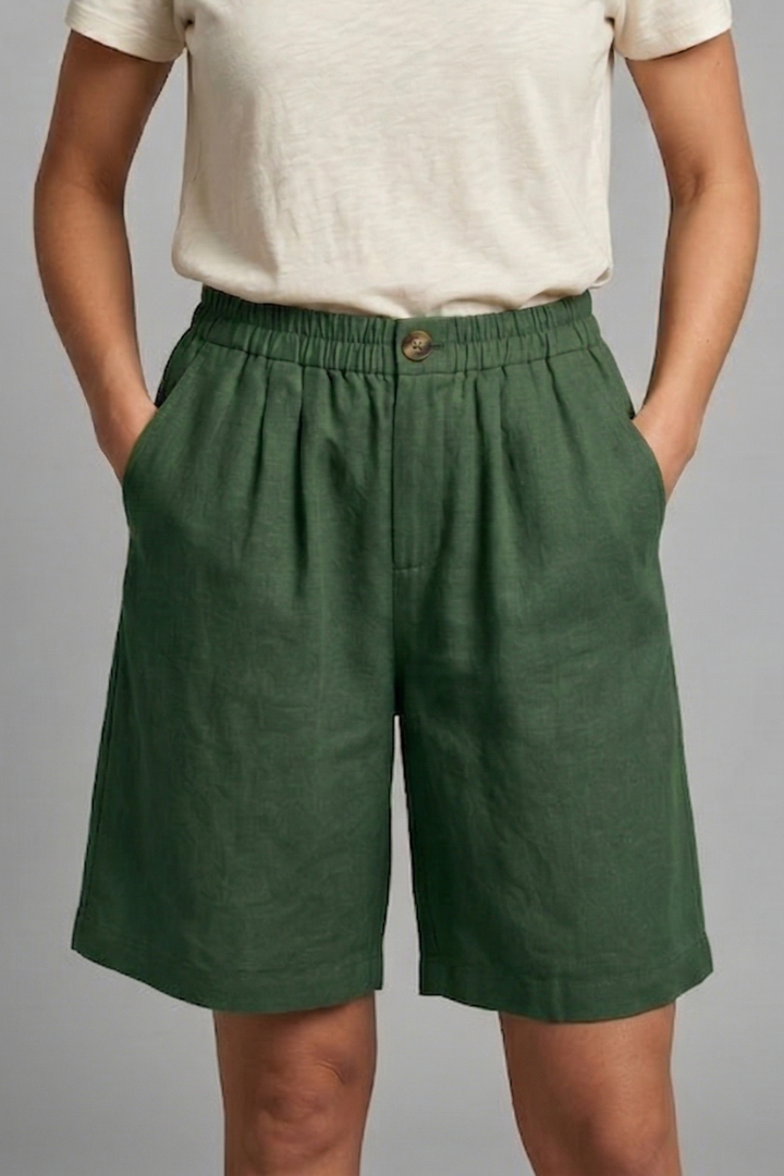 Rania | Shorts Bermuda pour femmes avec cordon de serrage