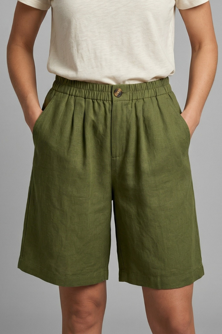 Rania | Shorts Bermuda pour femmes avec cordon de serrage