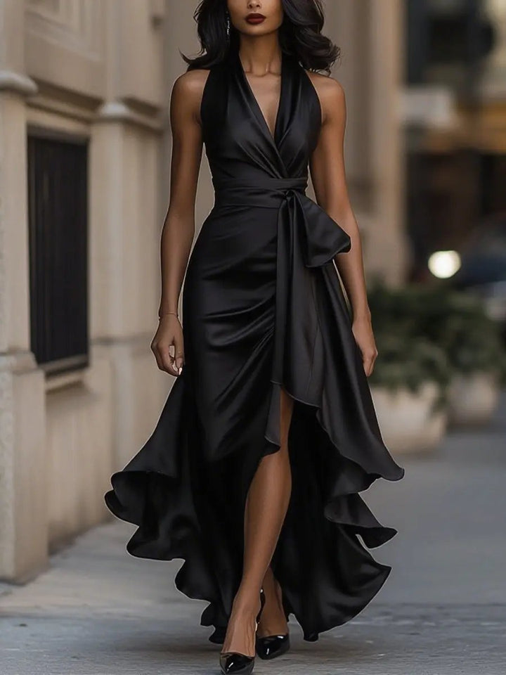 Raphaela | Robe de soirée à encolure halter pour femmes