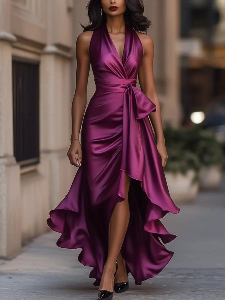 Raphaela | Robe de soirée à encolure halter pour femmes