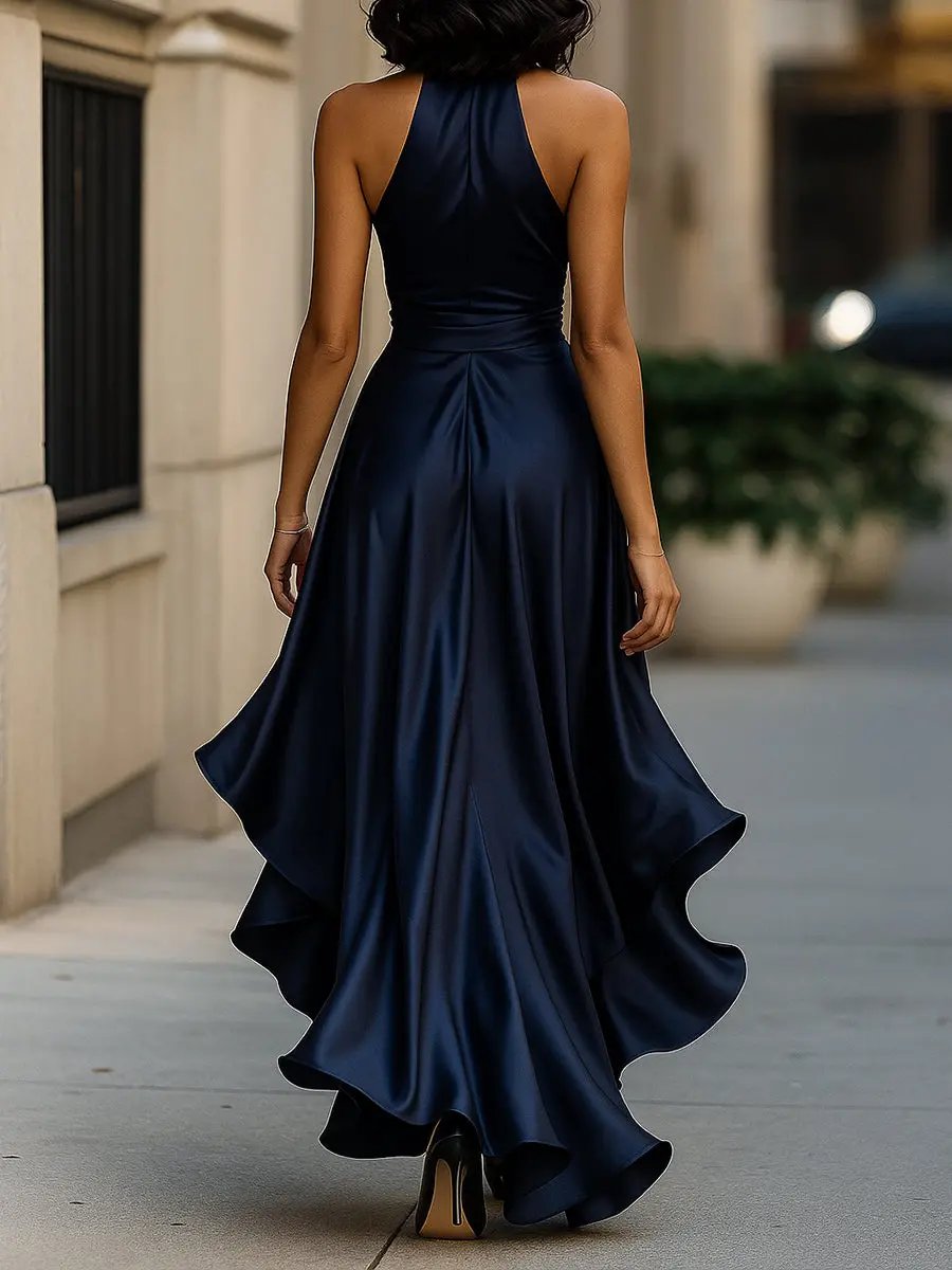 Raphaela | Robe de soirée à encolure halter pour femmes
