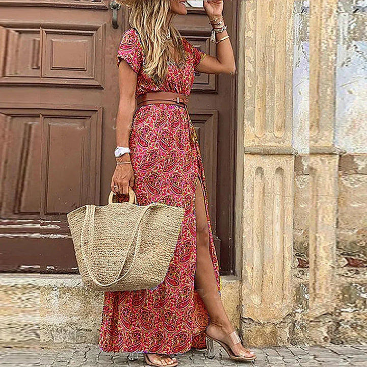 Elina | Robe Maxikleid Boho au look élégant