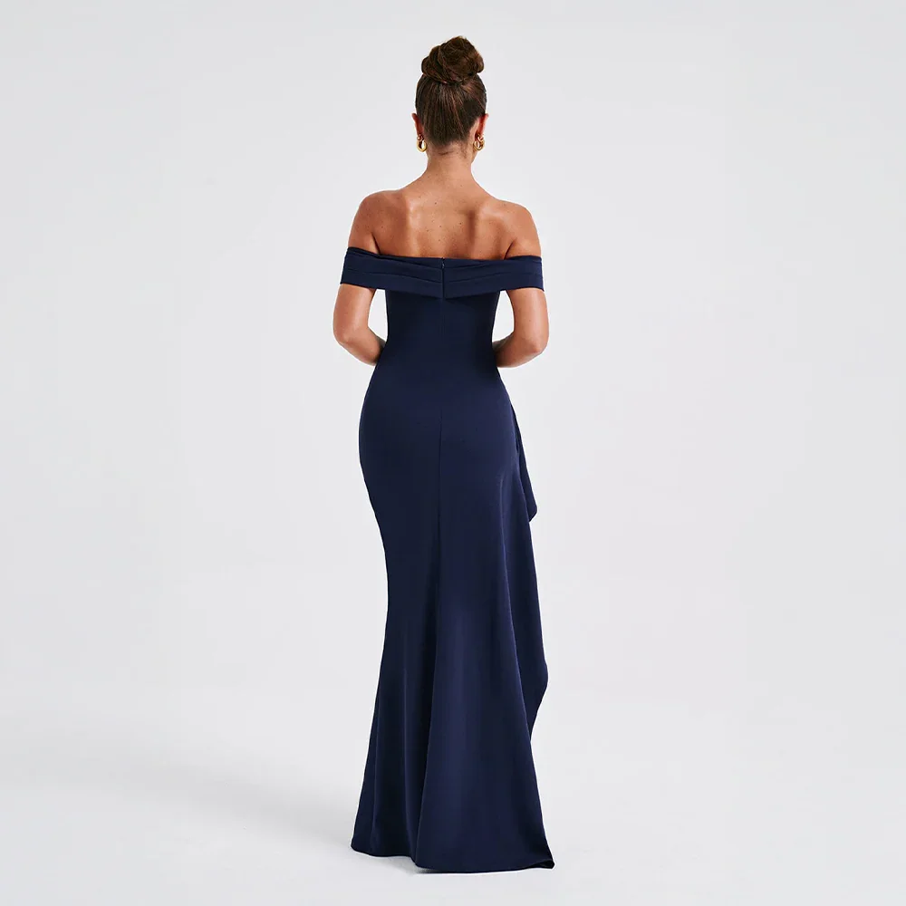 Agnes | Robe Maxi Femme Décolleté Épaules Nues Fente Latérale – Off-Shoulder Maxi Fente 2026