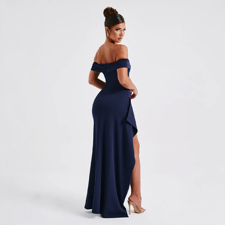 Agnes | Robe Maxi Femme Décolleté Épaules Nues Fente Latérale – Off-Shoulder Maxi Fente 2026