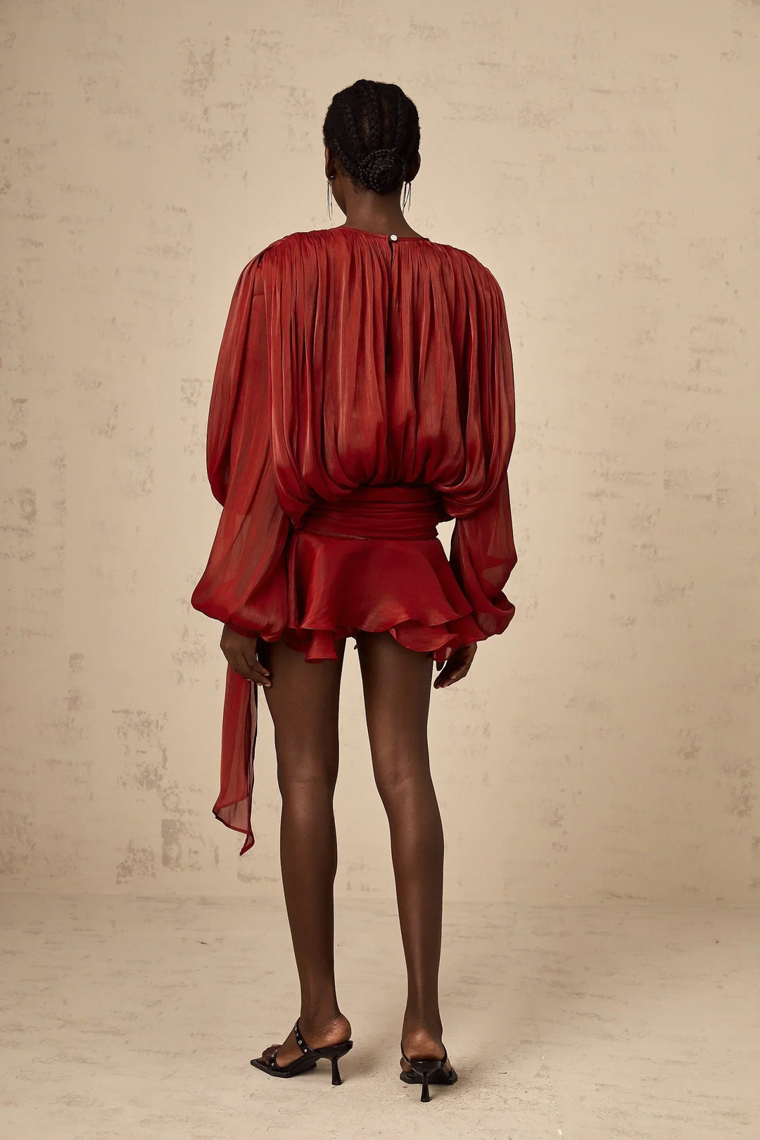 Kathrin | Robe Courte Aérée pour Femmes à Manches Longues avec Ceinture – Robe Légère 2026