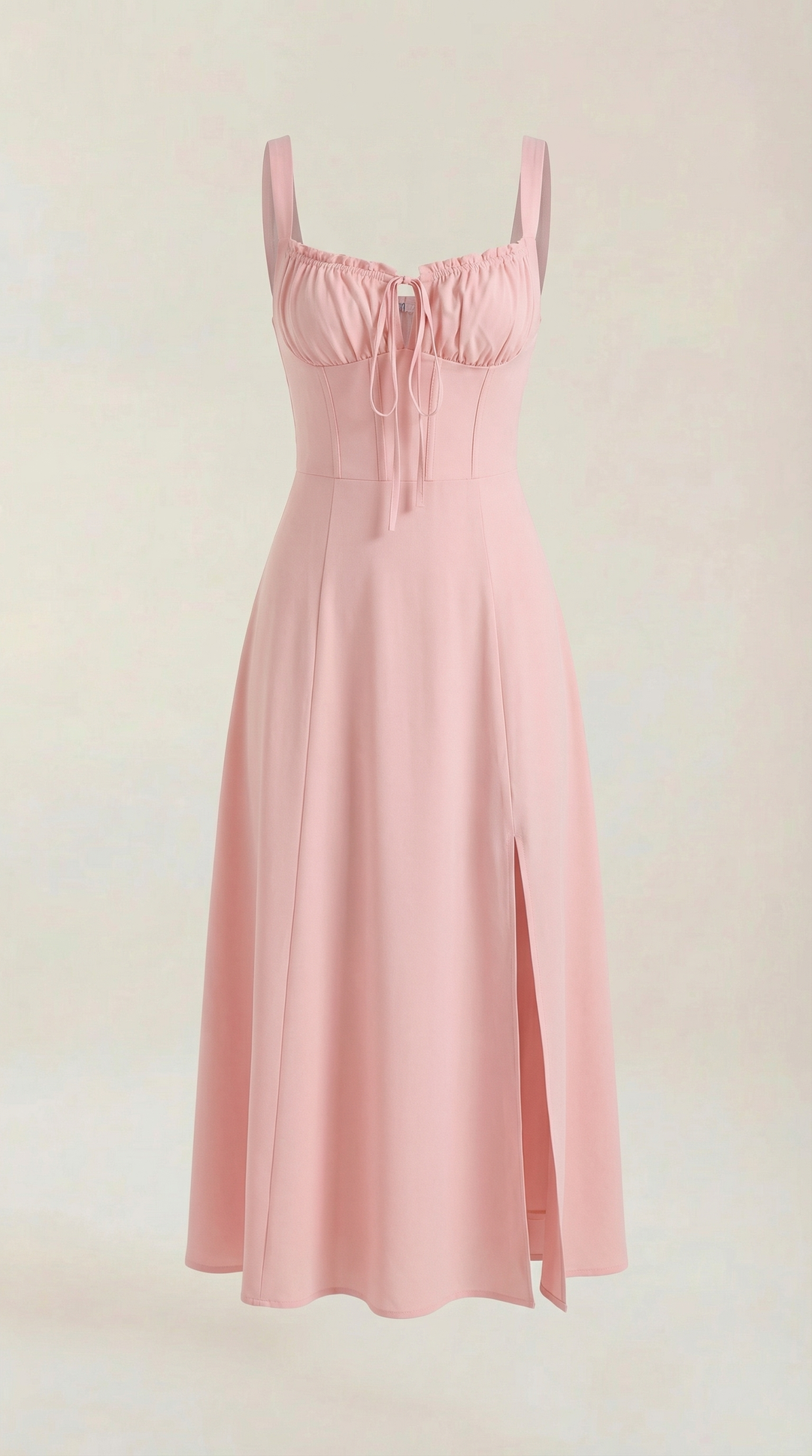 Elvira | Robe midi avec lacets