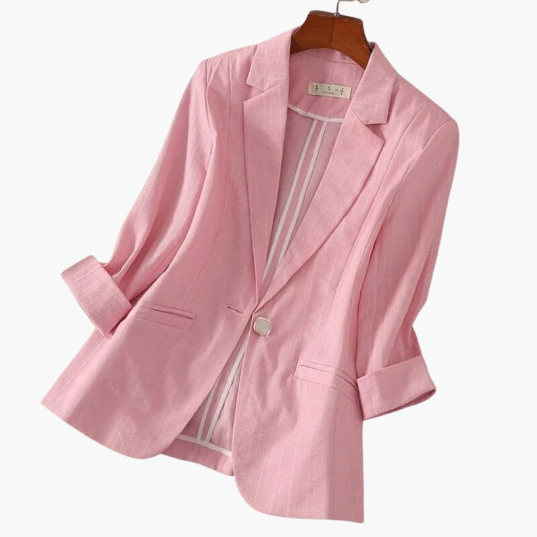 Rosalind | Blazer 3/4 Arm Femme Rose