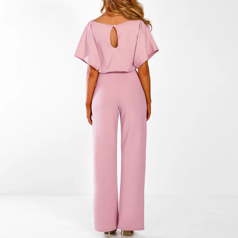 Rosalinde | Combinaison Femme Avec Jambes Amples Et Ceinture