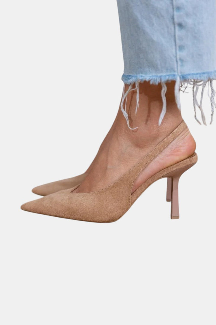 Rosemarie | Escarpins à talon ouvert pour femmes avec bout pointu