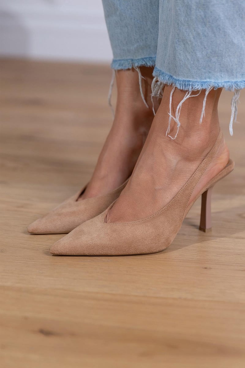 Rosemarie | Escarpins à talon ouvert pour femmes avec bout pointu