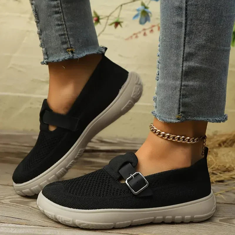 Rosetta | Sandales orthopédiques en mesh pour femmes avec velcro