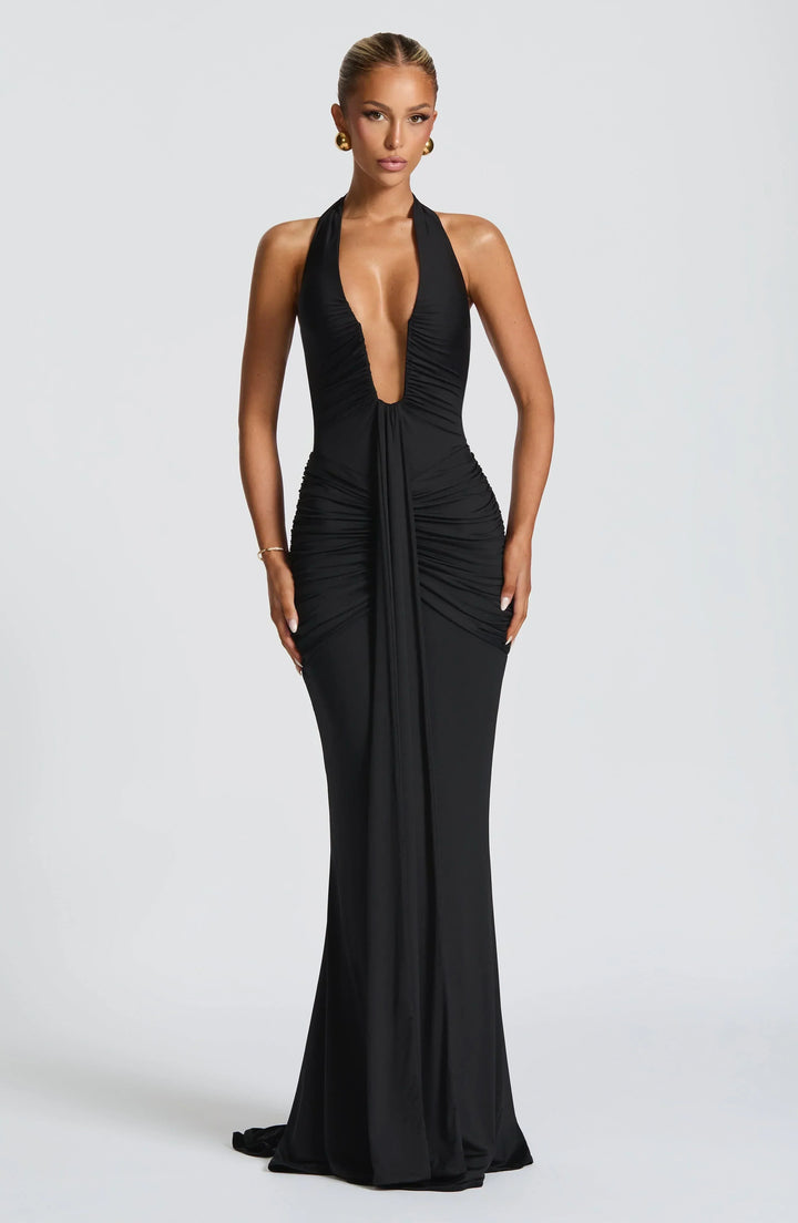 Graces - Robe maxi en jersey drapé