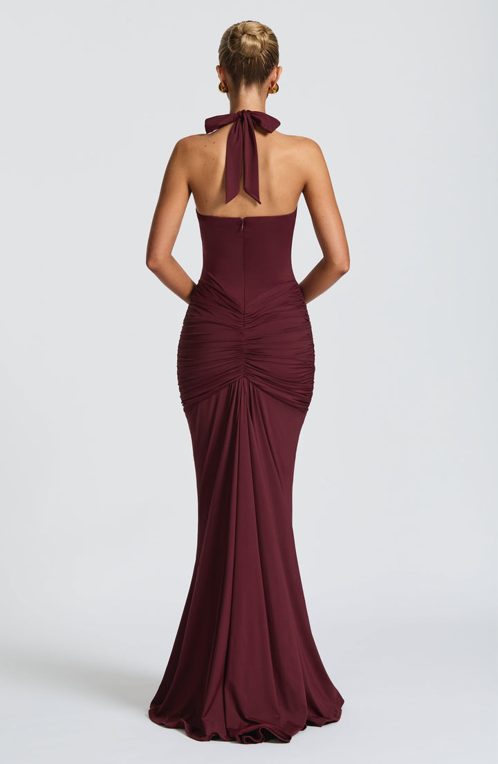 Graces - Robe maxi en jersey drapé
