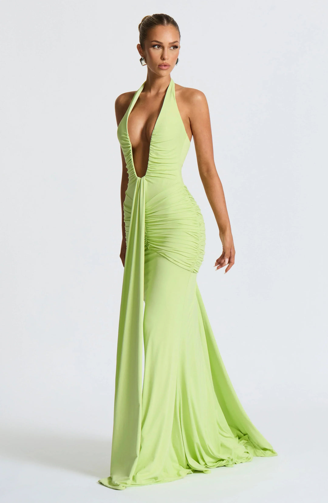 Graces - Robe maxi en jersey drapé