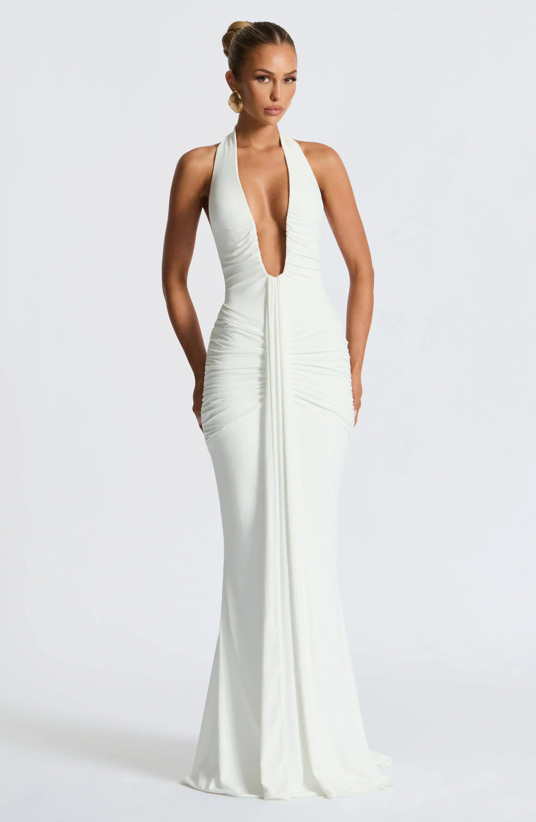 Graces - Robe maxi en jersey drapé