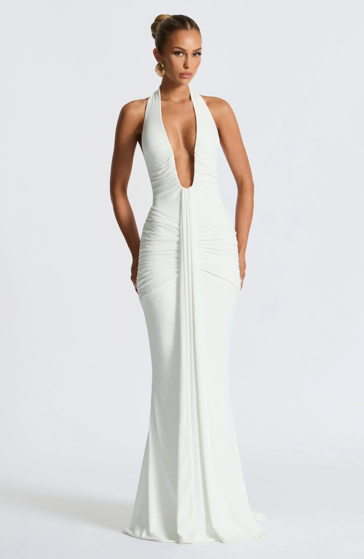 Graces - Robe maxi en jersey drapé