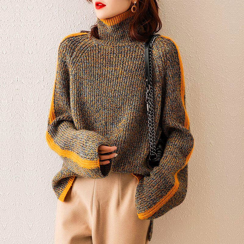Pull à col roulé élégant pour femmes | Confortable