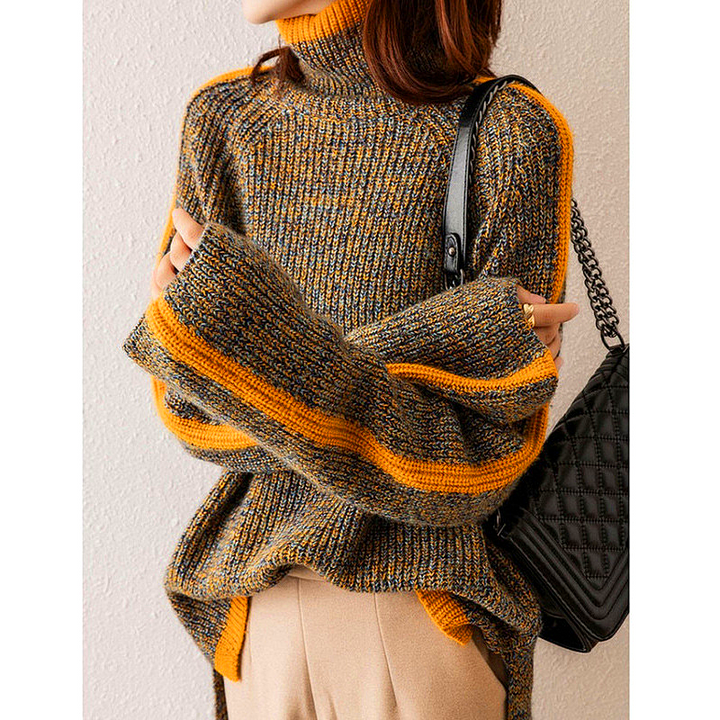 Pull à col roulé élégant pour femmes | Confortable