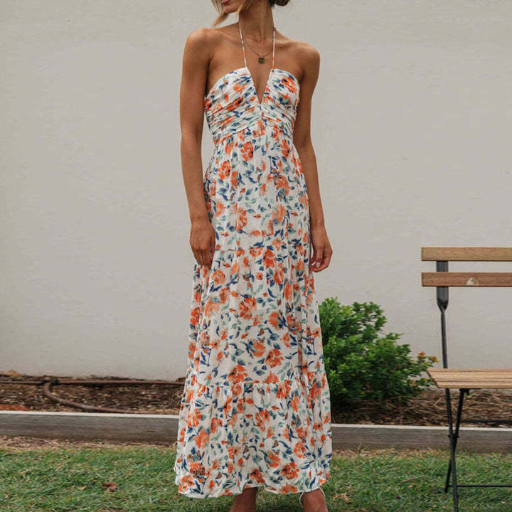 Cecille - Robe maxi à motif floral